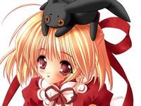 pic for Girl With Black Rabbit 